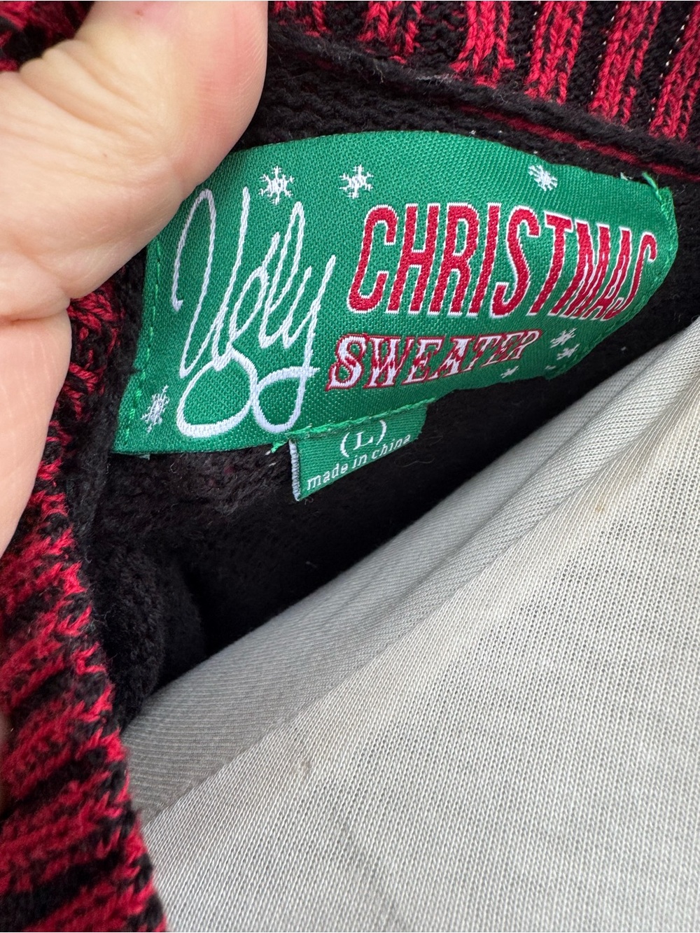 Snap Gingerbread Ugly Christmas Sweater - Picture 4 of 5